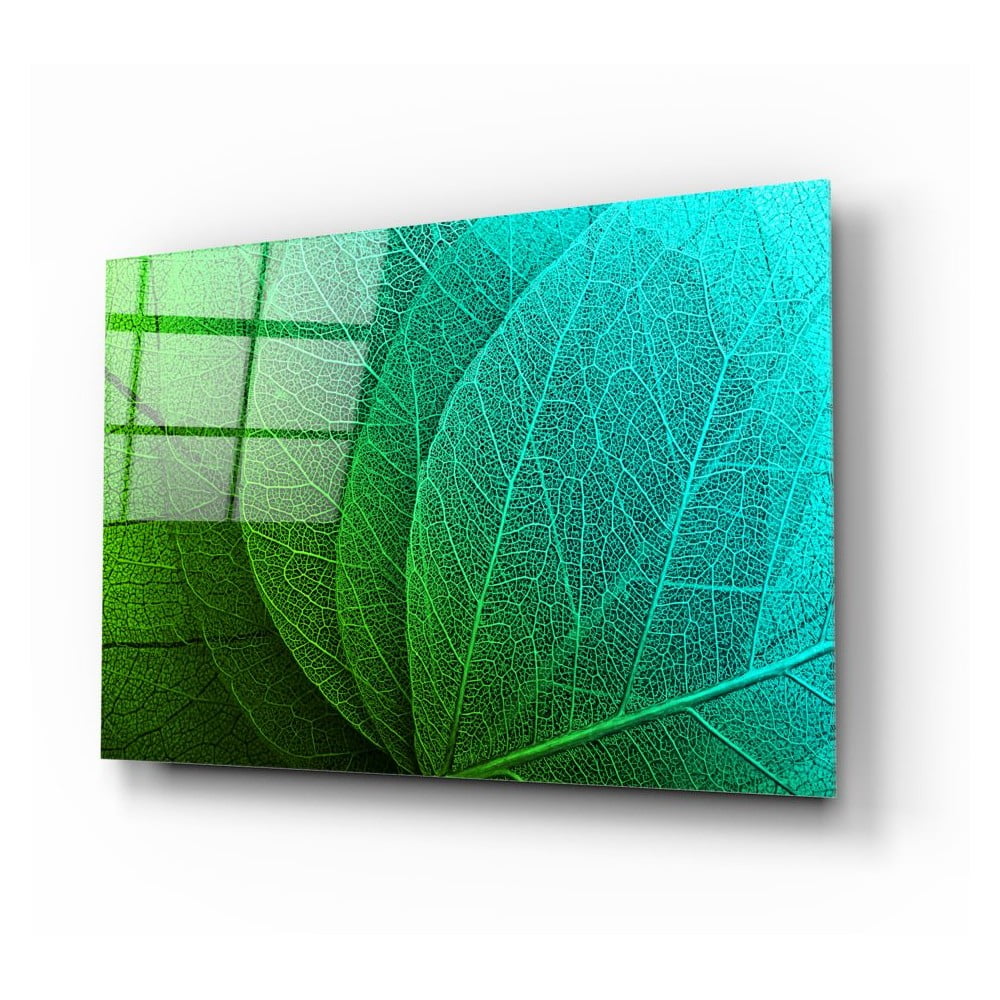 Tablou din sticlă Insigne Green Leaf bonami.ro imagine 2022