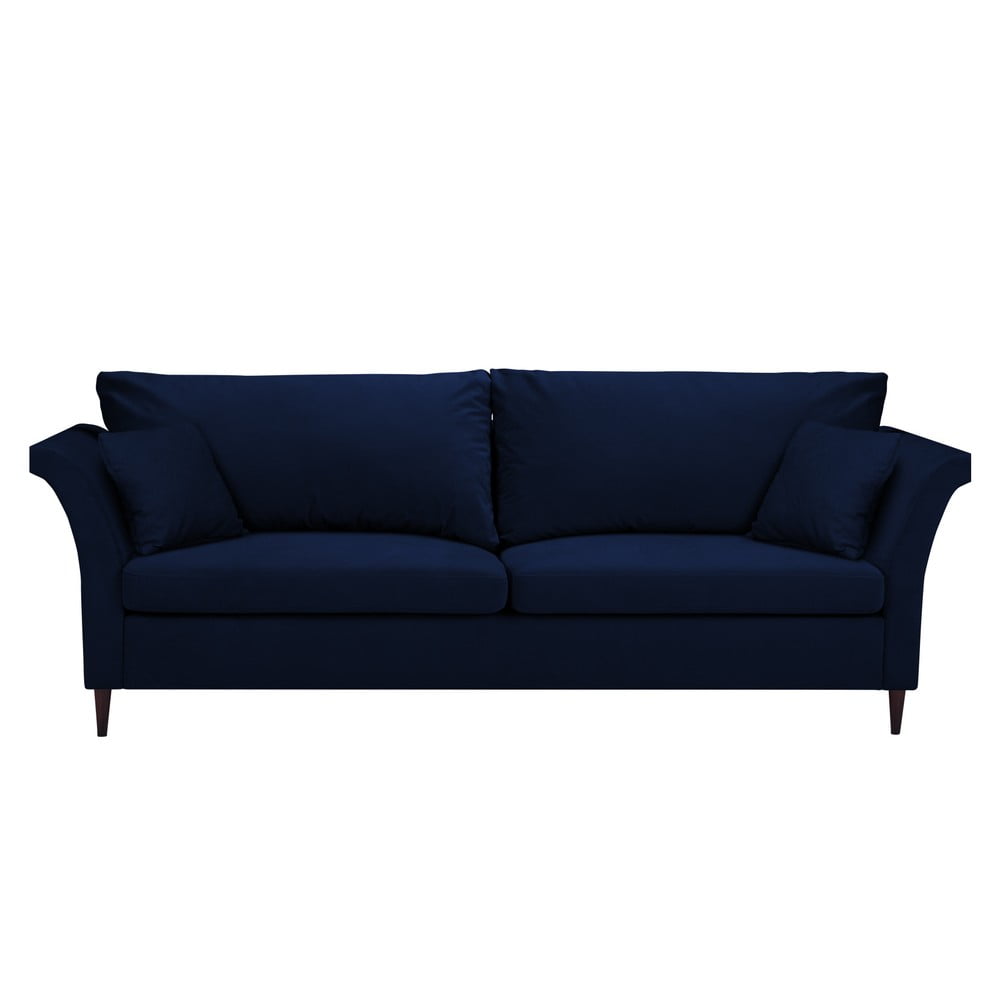 Canapea extensibilă cu spațiu pentru depozitare Mazzini Sofas Pivoine, albastru Albastru imagine noua somnexpo.ro