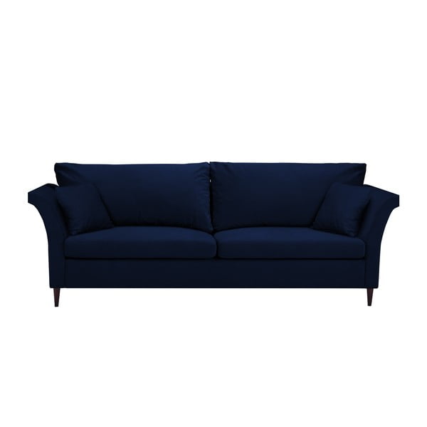Canapea extensibilă cu spațiu pentru depozitare Mazzini Sofas Pivoine, albastru