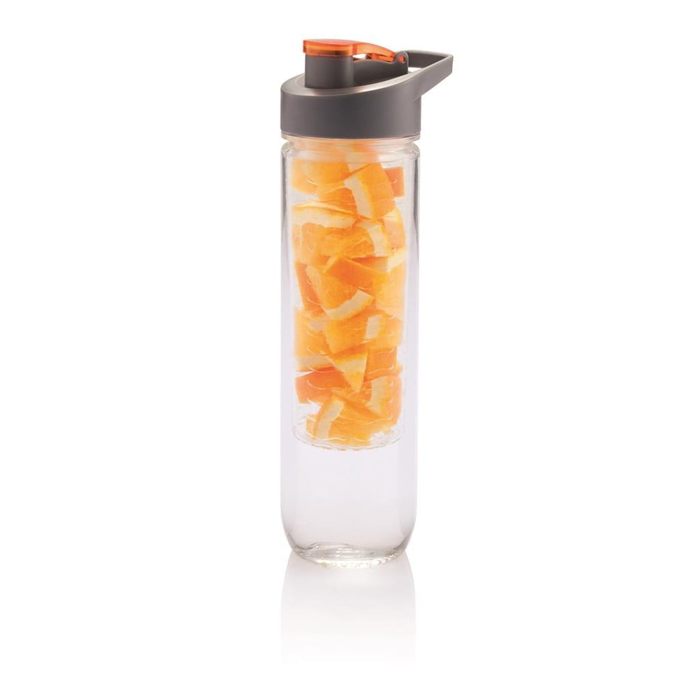Sticlă portocalie cu filtru XD Design Loooqs, 800 ml