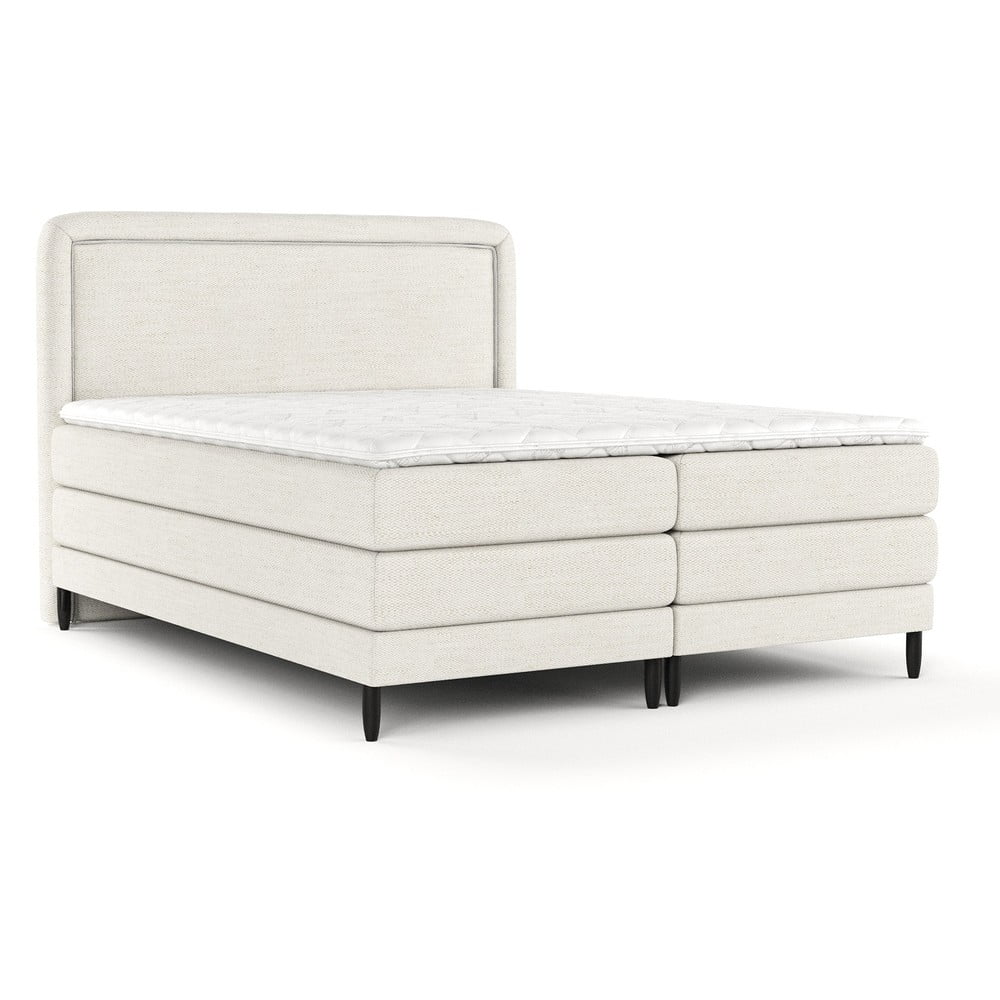 Pat boxspring crem 200x200 cm Dove – Maison de Rêve