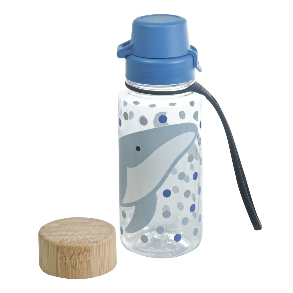 Sticlă pentru copii din tritan 400 ml Whale – Kindsgut