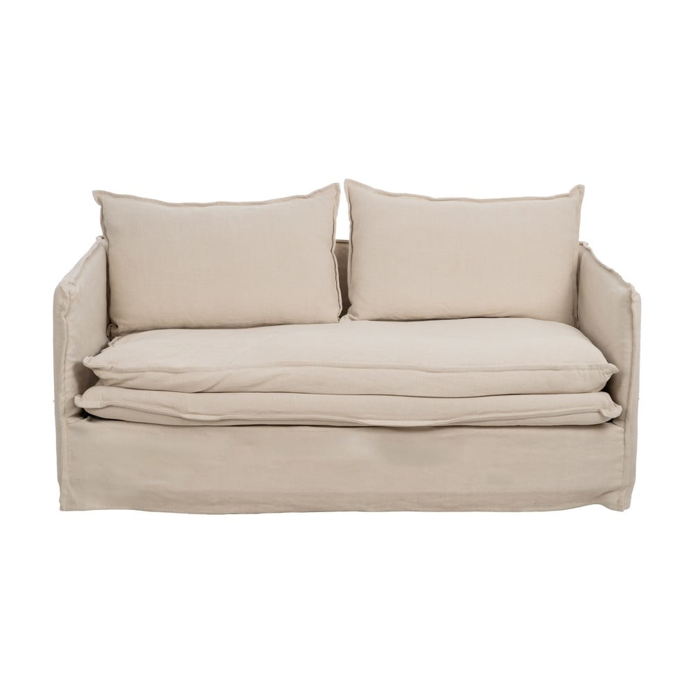 Canapea crem cu tapițerie din in 180 cm – Ixia