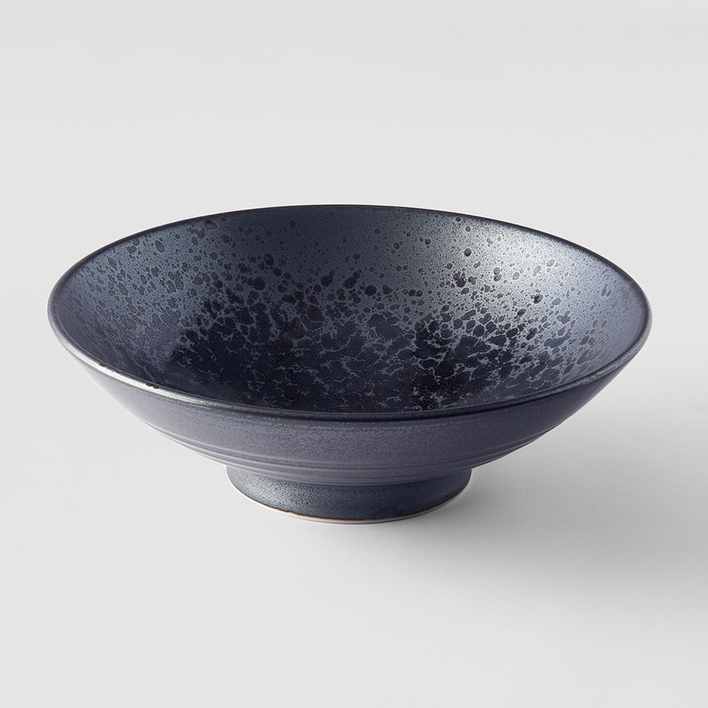 Bol din ceramică pentru supă MIJ Pearl, ø 24 cm, gri – negru bol pret redus