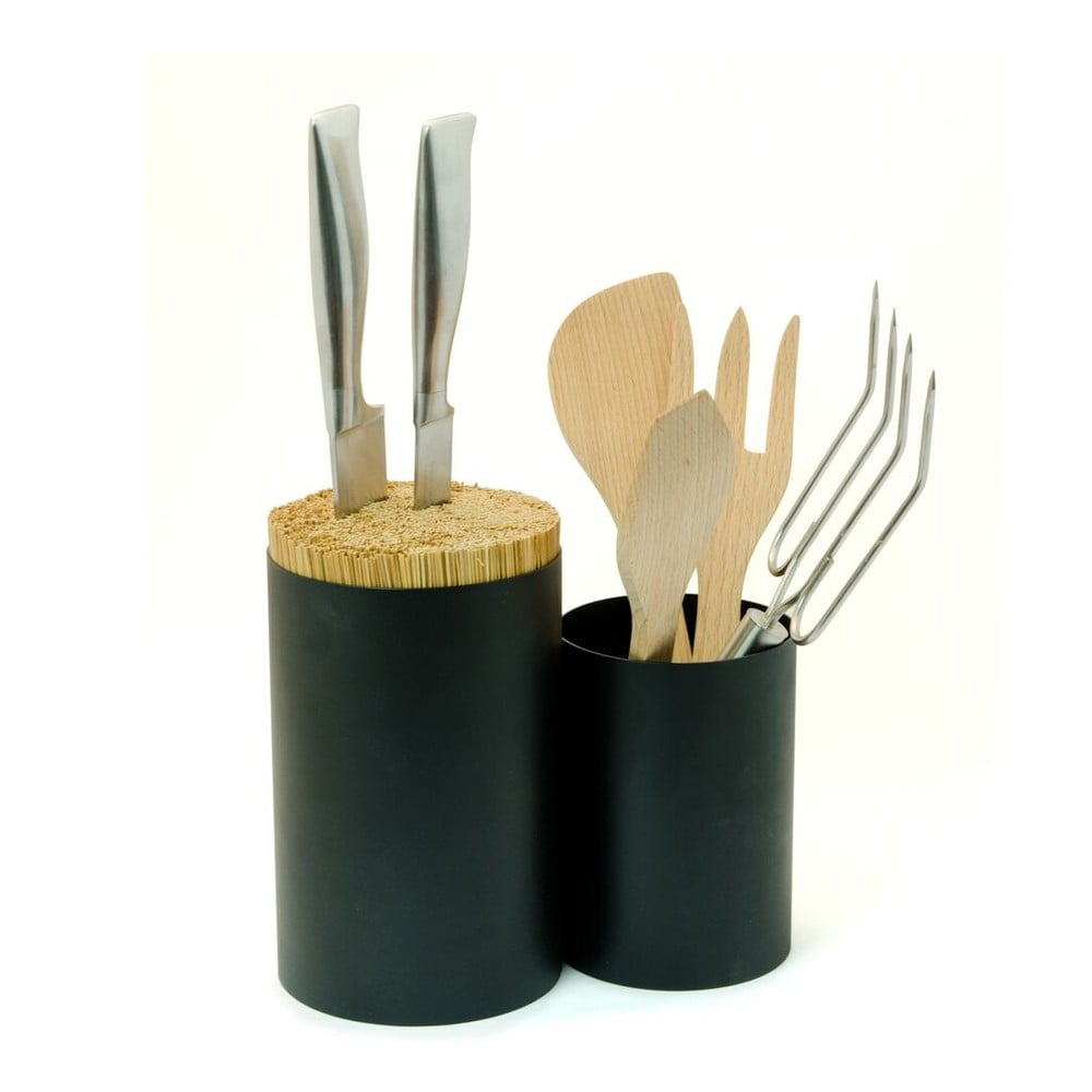 Suport pentru cuțite și ustensile de bucătărie Wireworks Knife&Spoon, negru bonami.ro pret redus