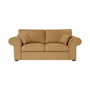 Canapea extensibilă jalouse maison ivy, 200 cm, galben