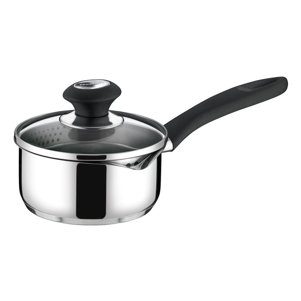 Oală cu 2 buc. mâner lung și capac tescoma presto, 1,25 l