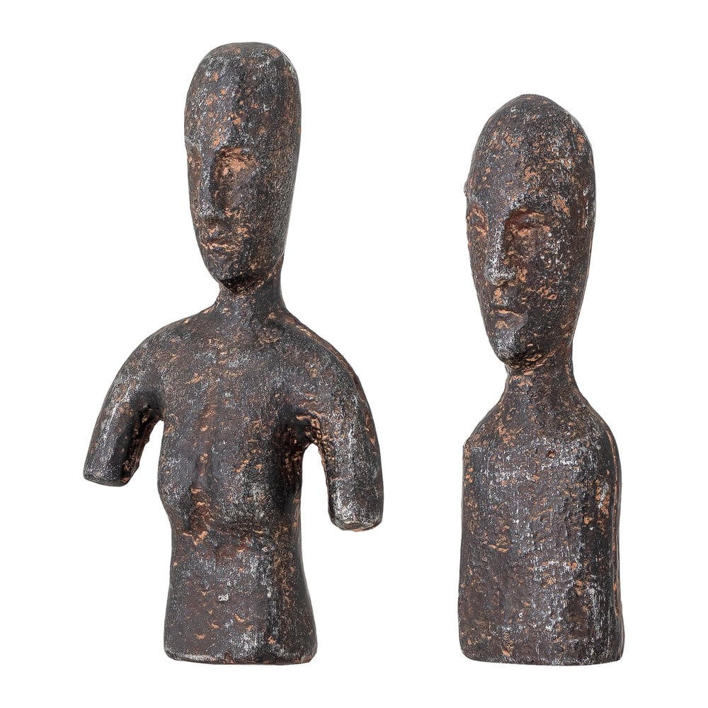  Set 2 statuete din metal Bloomingville Rhea, înălțime 11,5 cm 