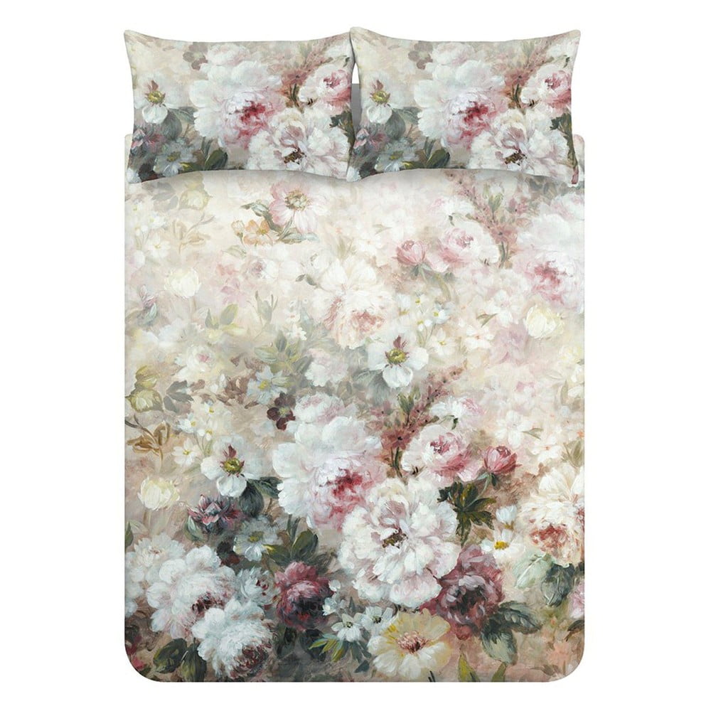 Lenjerie de pat din bumbac pentru pat dublu 200x200 cm Rose Bloom – RHS