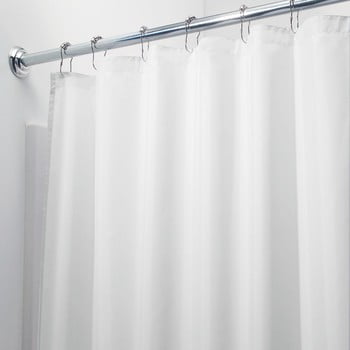 Perdea de duș idesign, 200 x 180 cm, alb