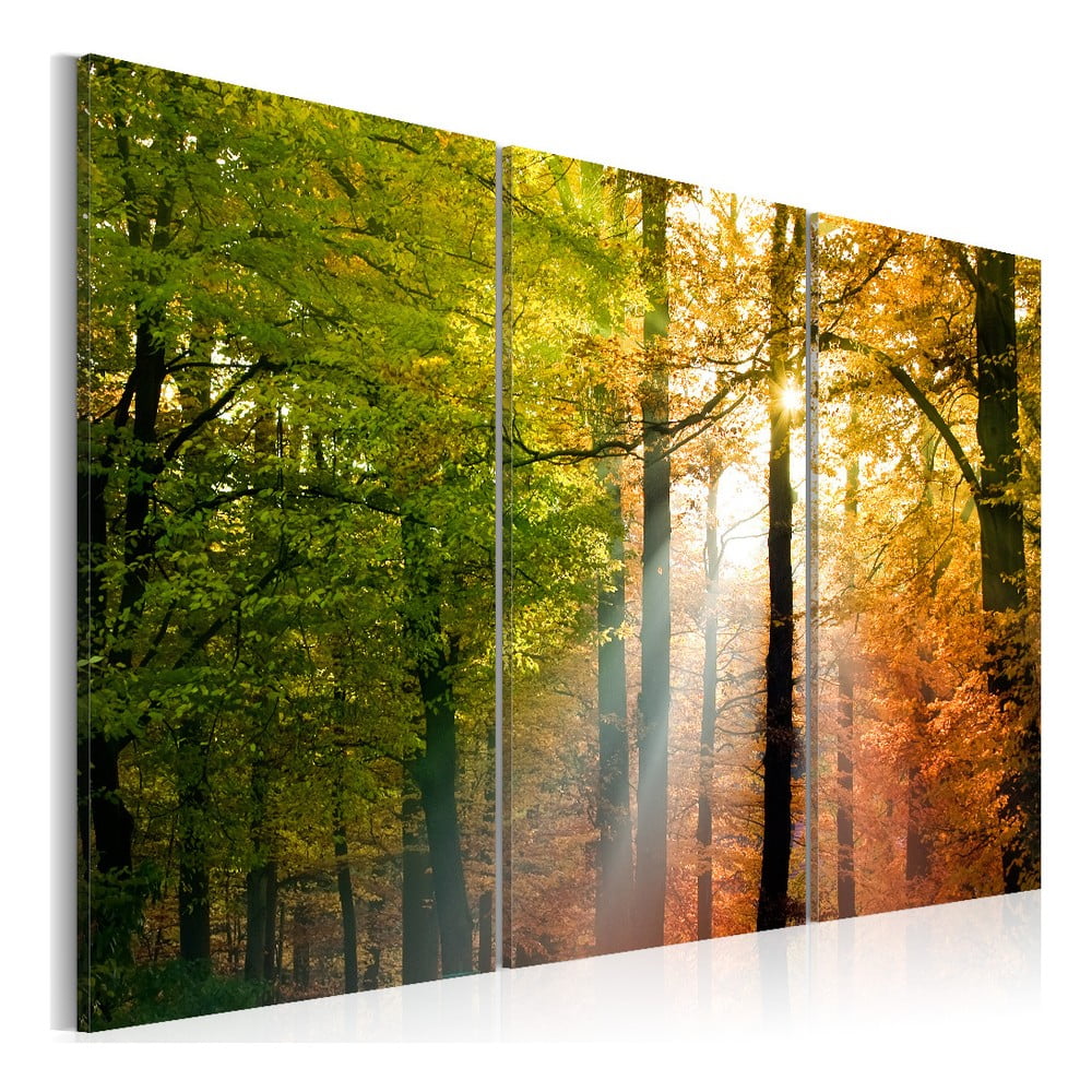 Tablou pe pânză Artgeist Autumn Forest, 120 x 80 cm
