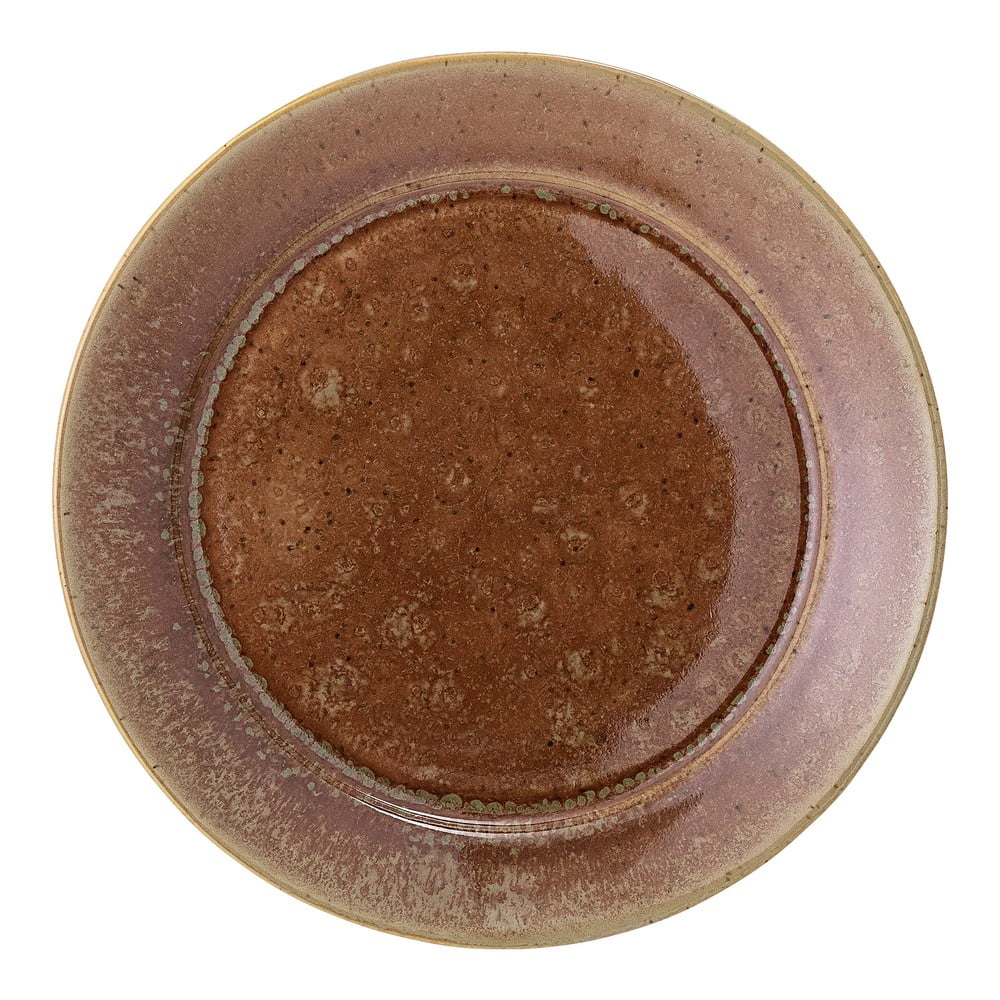 Farfurie din gresie ceramică Bloomingville Pixie, ø 28 cm, maro Bloomingville imagine 2022