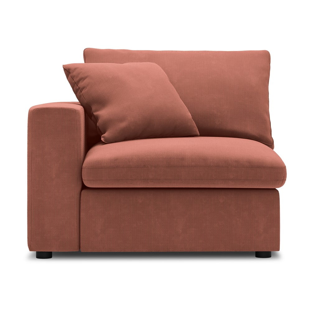 Modul cu tapițerie din catifea pentru canapea colț de stânga Windsor & Co Sofas Galaxy, roz bonami.ro imagine model 2022