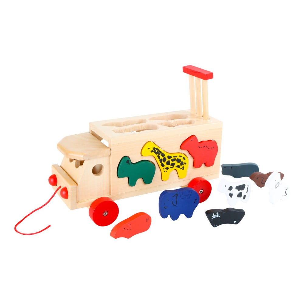 Jucărie din lemn Legler Zoo Cart With Animals bonami.ro imagine 2022
