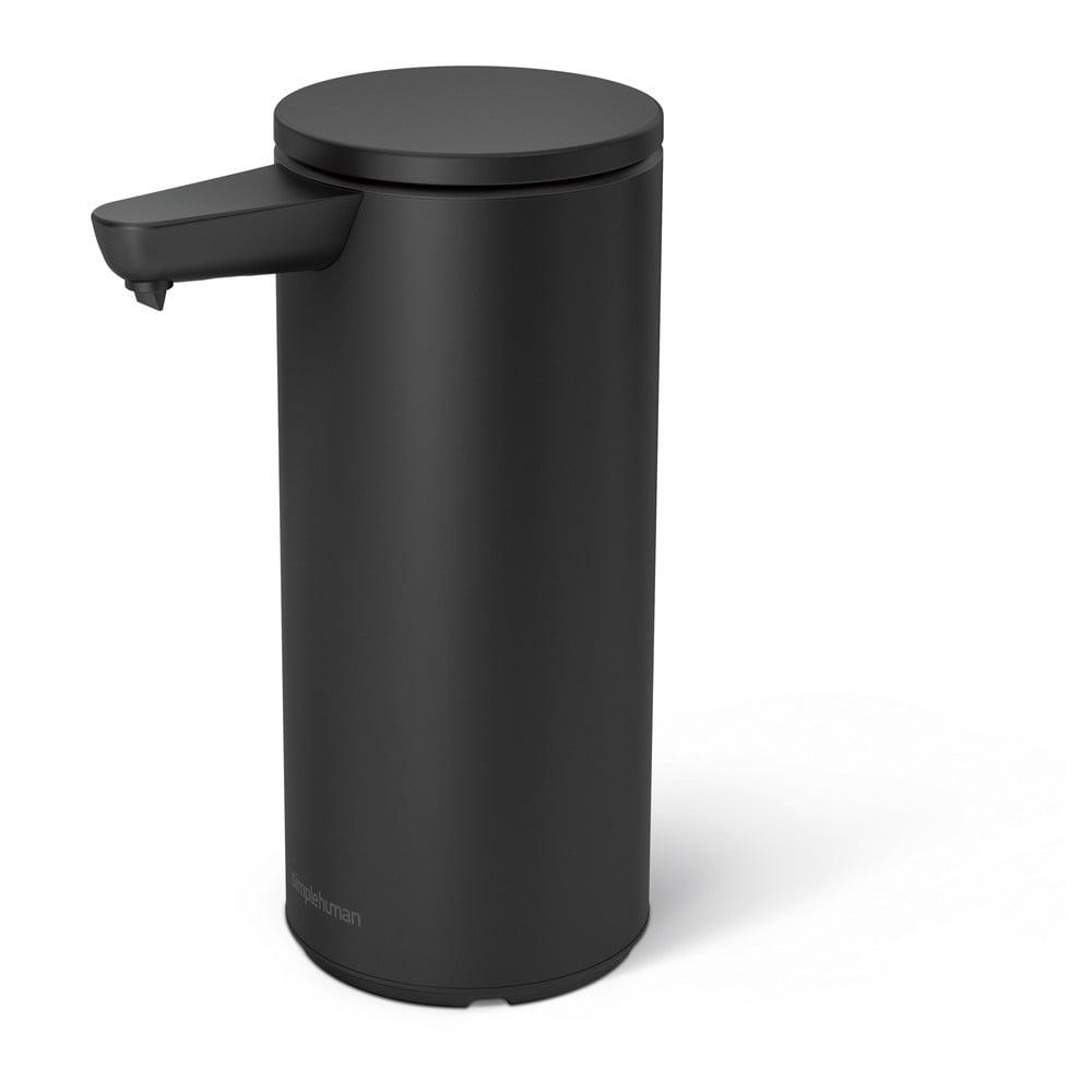 Dozator de săpun lichid negru automat din oțel 266 ml – simplehuman