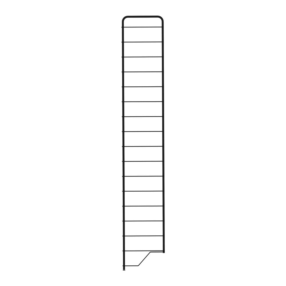 Sistem de rafturi modulare din metal negru 34x204 cm dakota - tenzo