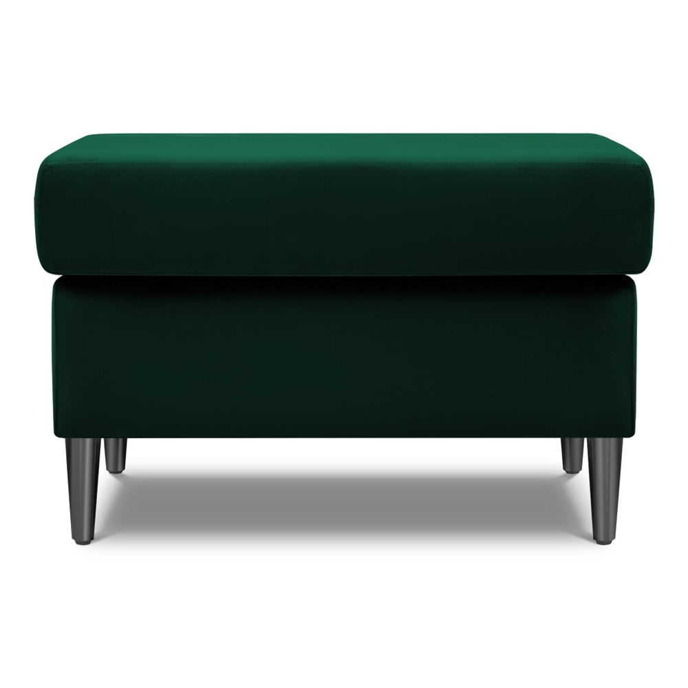Taburet verde cu tapițerie din catifea Kyoto – Cosmopolitan Design