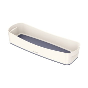 Organizator de birou leitz mybox, lungime 31 cm, alb - gri
