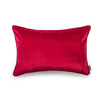 Față de pernă roșie WeLoveBeds Mystic Burgundy, 40 x 60 cm