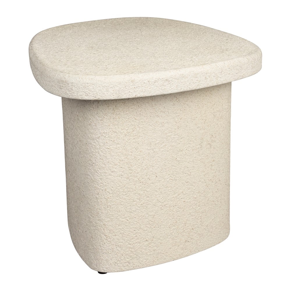 Măsuță auxiliară cu blat cu aspect de marmură 45x56 cm Veda – Dutchbone