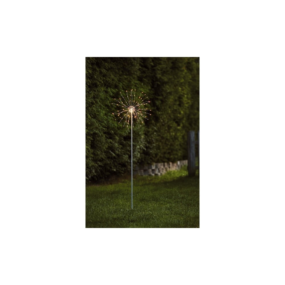 Decoratiune luminoasa reincarcabila pentru exterior Star Trading Outdoor Firework Flattio, inaltime 110 cm