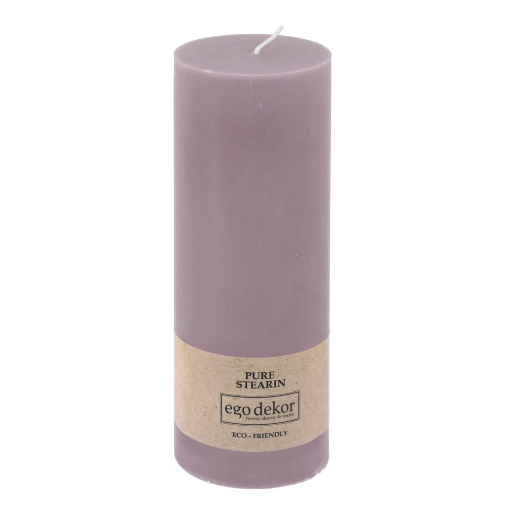 Lumânare Eco candles by Ego dekor Friendly, durată ardere 60 h, mov