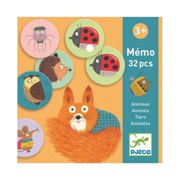 Joc de memorie djeco funny animals