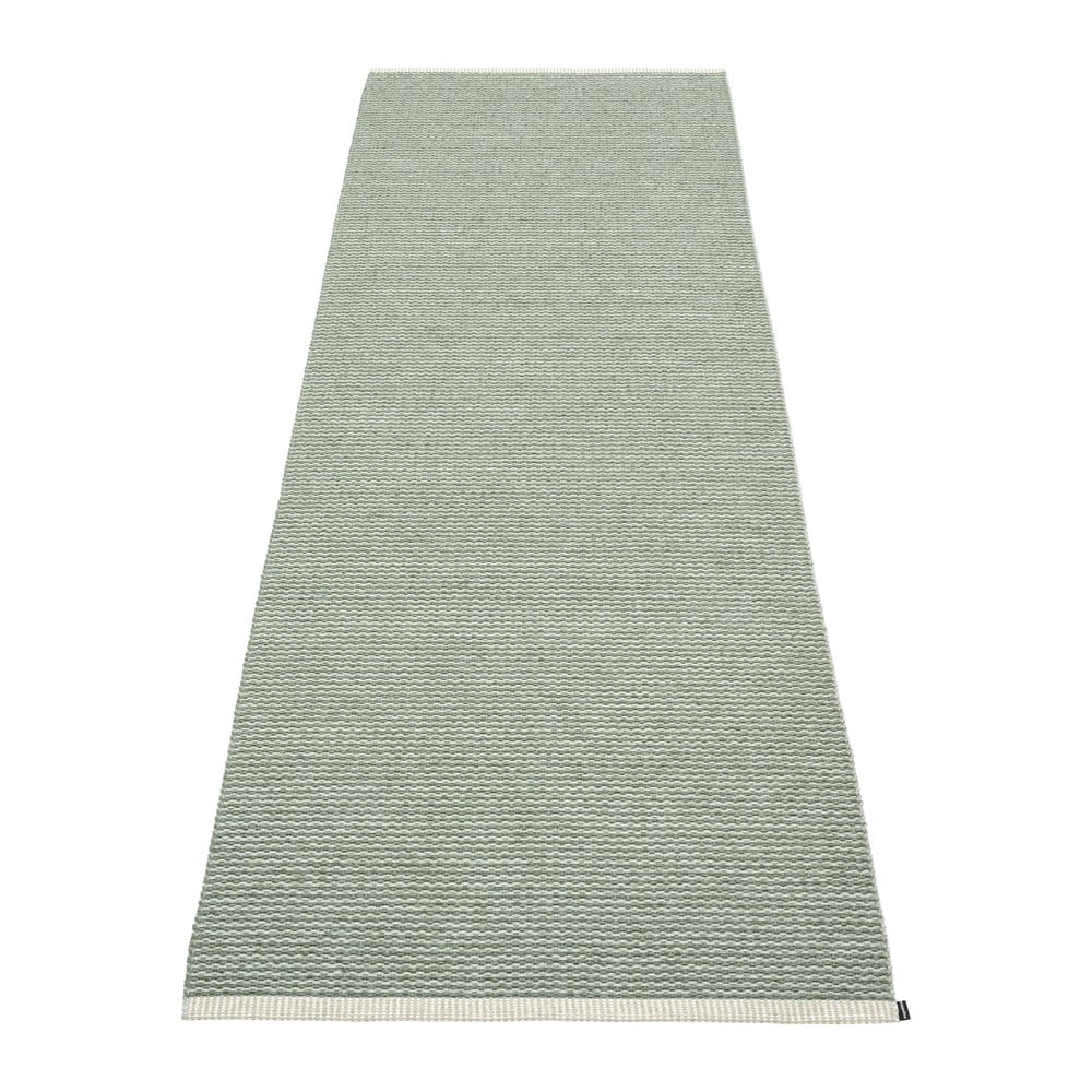 Covor tip traversă pentru interior și exterior verde deschis 70x200 cm Mono Sage Army – Pappelina