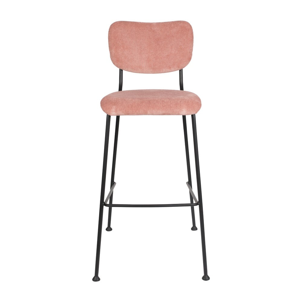 Set 2 scaune de bar Zuiver Benson, înălțime 102,2 cm, roz bonami.ro