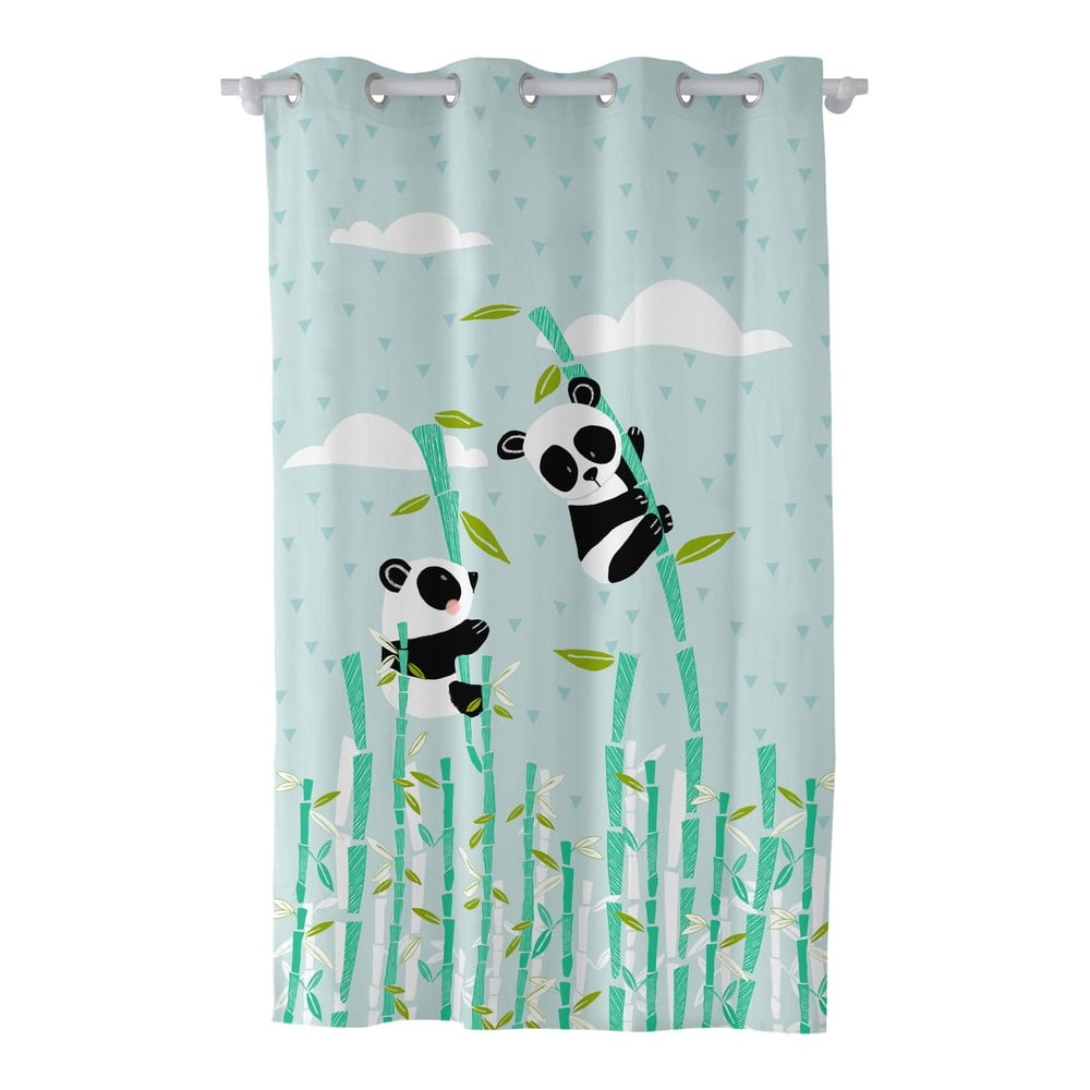 Draperie din bumbac pentru copii Moshi Moshi Panda, 135 x 180 cm bonami.ro
