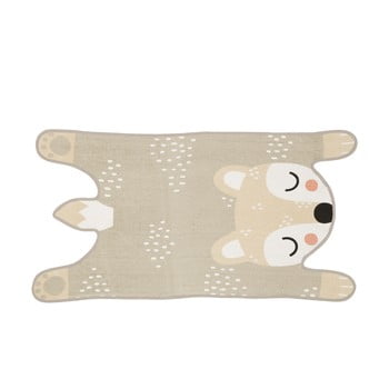 Covor din bumbac pentru copii södahl bear, bej, 62 x 120 cm