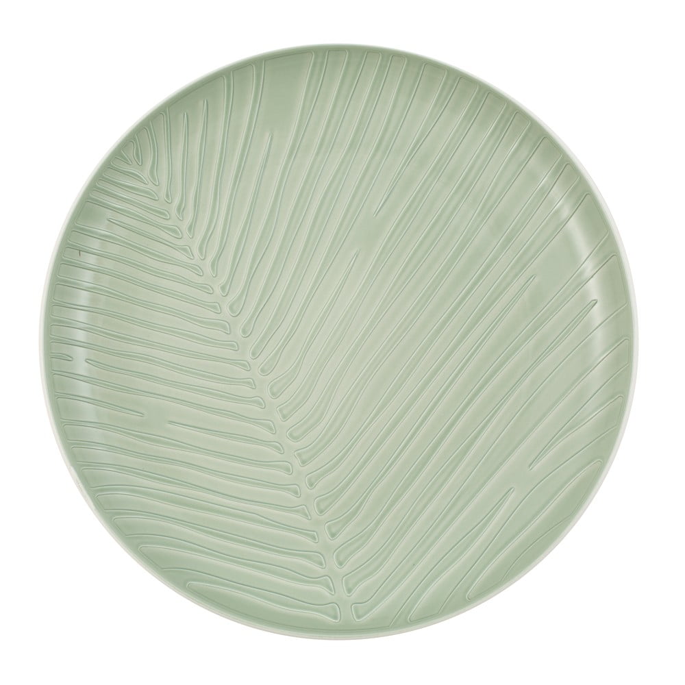 Farfurie din porțelan pentru desert villeroy & boch it’s my match, ø 24 cm, verde - alb