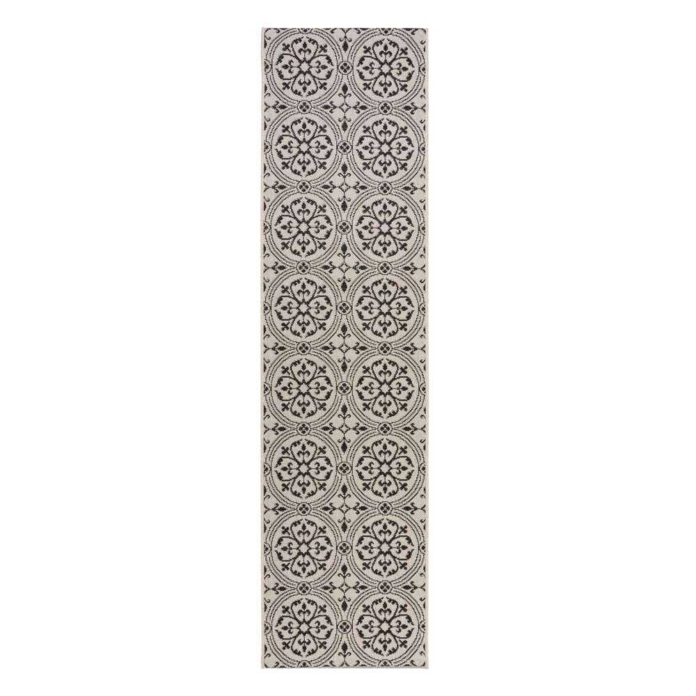 Poza Covor tip traversa de exterior Flair Rugs Casablanca, 60 x 230 cm, gri