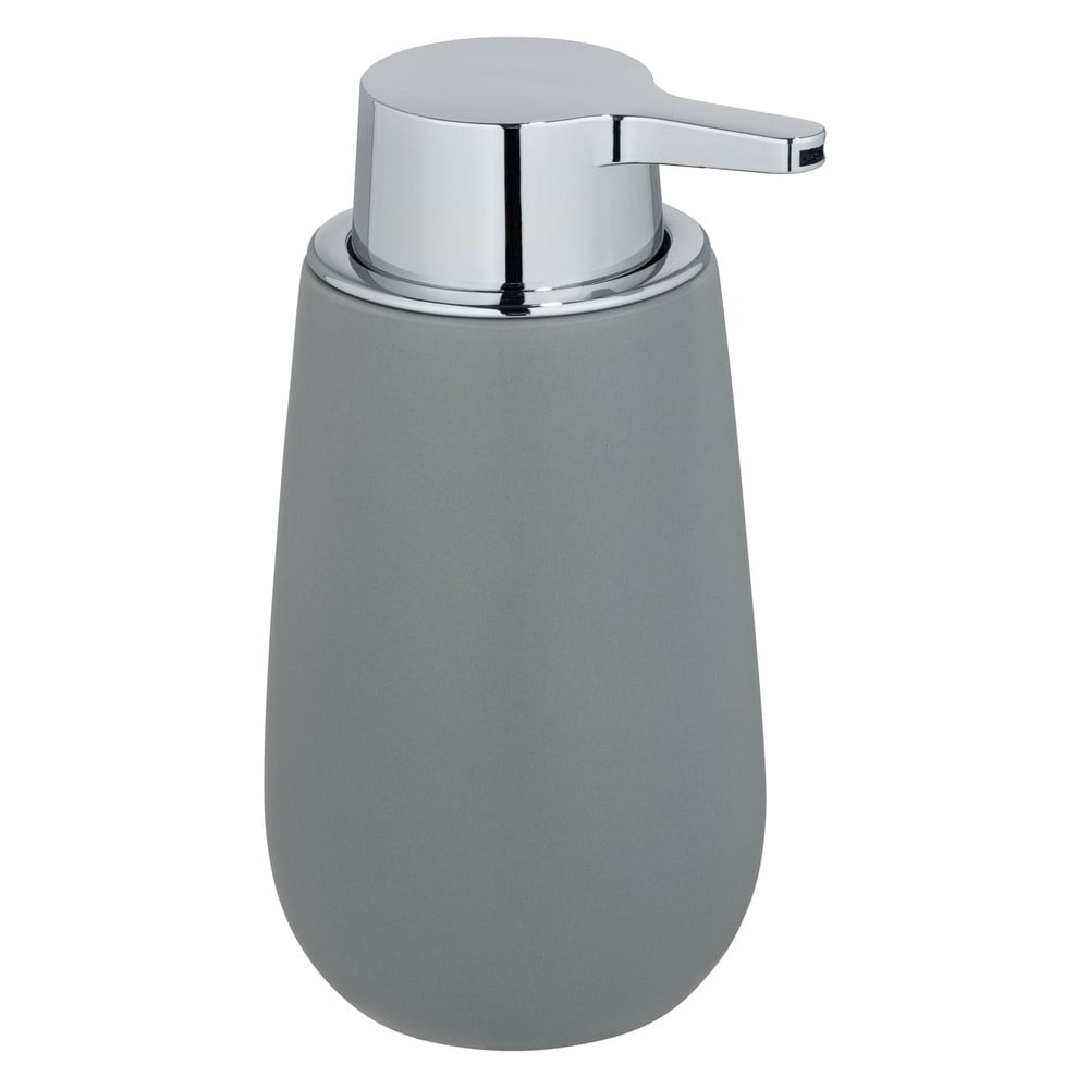 Dozator de săpun lichid gri din ceramică 320 ml Badi – Wenko