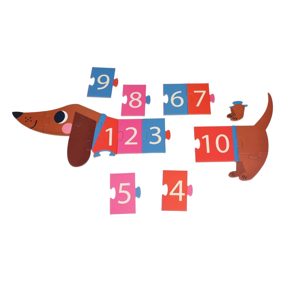 Puzzle (număr de piese 16) Sausage Dog – Rex London