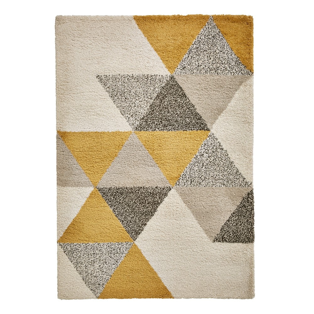 Covor think rugs royal nomadic, 120 x 170 cm, galben bej