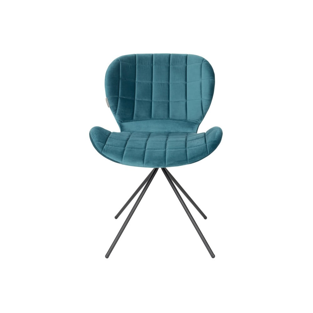 Set 2 scaune Zuiver OMG Velvet, albastru bonami imagine noua