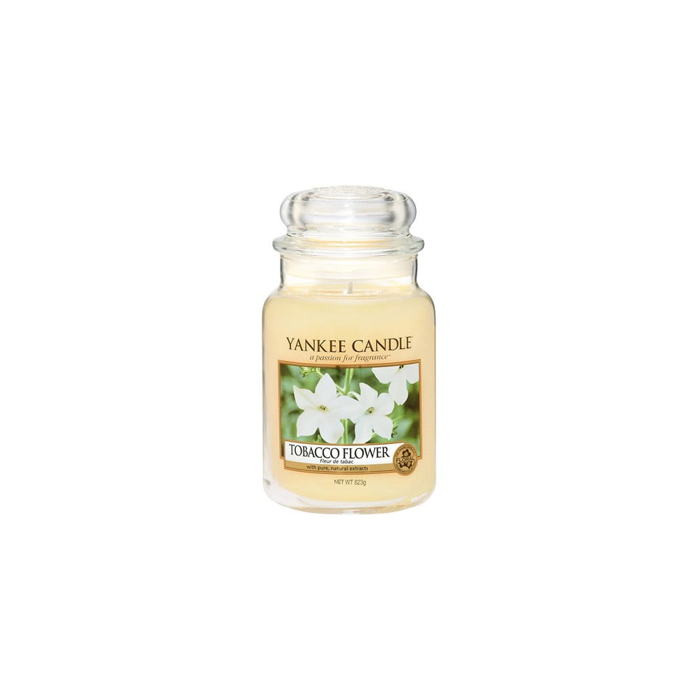 Lumânare parfumată Yankee Candle Tabacco Flower, timp de ardere 110 - 150 ore