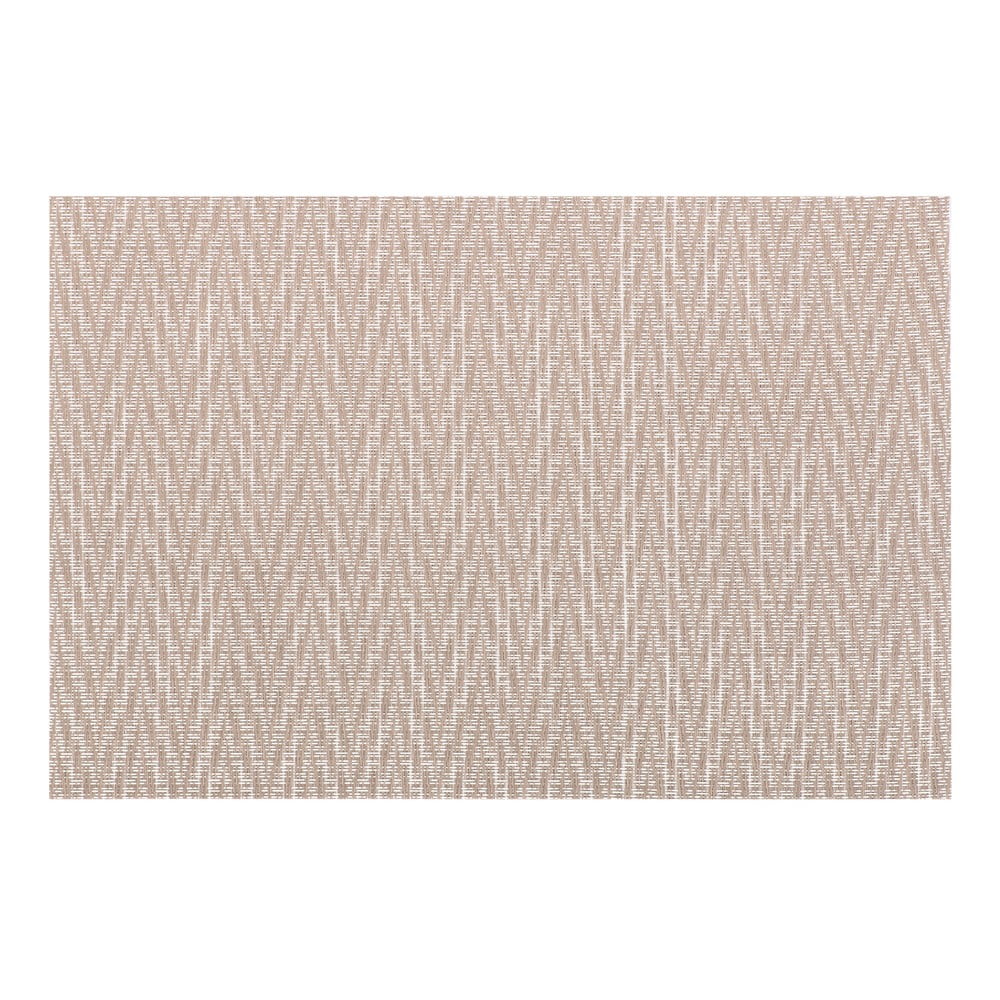 Suport pentru farfurie Tiseco Home Studio Chevron, 45 x 30 cm, maro gri