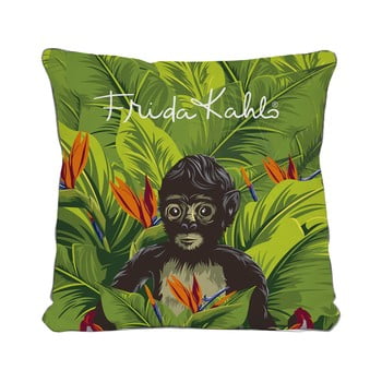 Pernă madre selva mono, 45 x 45 cm, verde