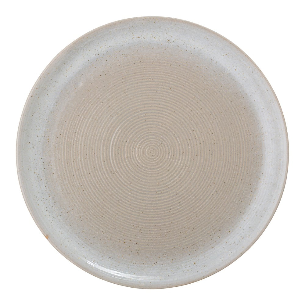Farfurie din gresie ceramică Bloomingville Taupe, ø 27 cm, bej bej