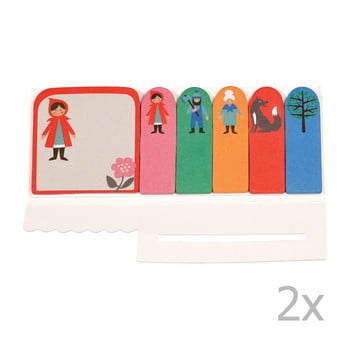 Set 2 etichete adezive Rex London Red Riding Hood