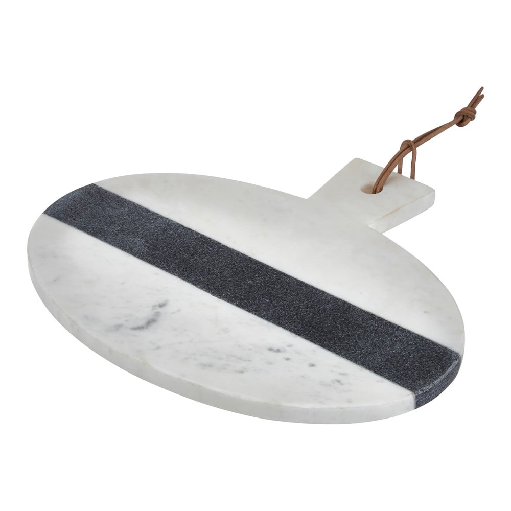 Tocător de servire din marmură Premier Housewares Marble, alb - gri