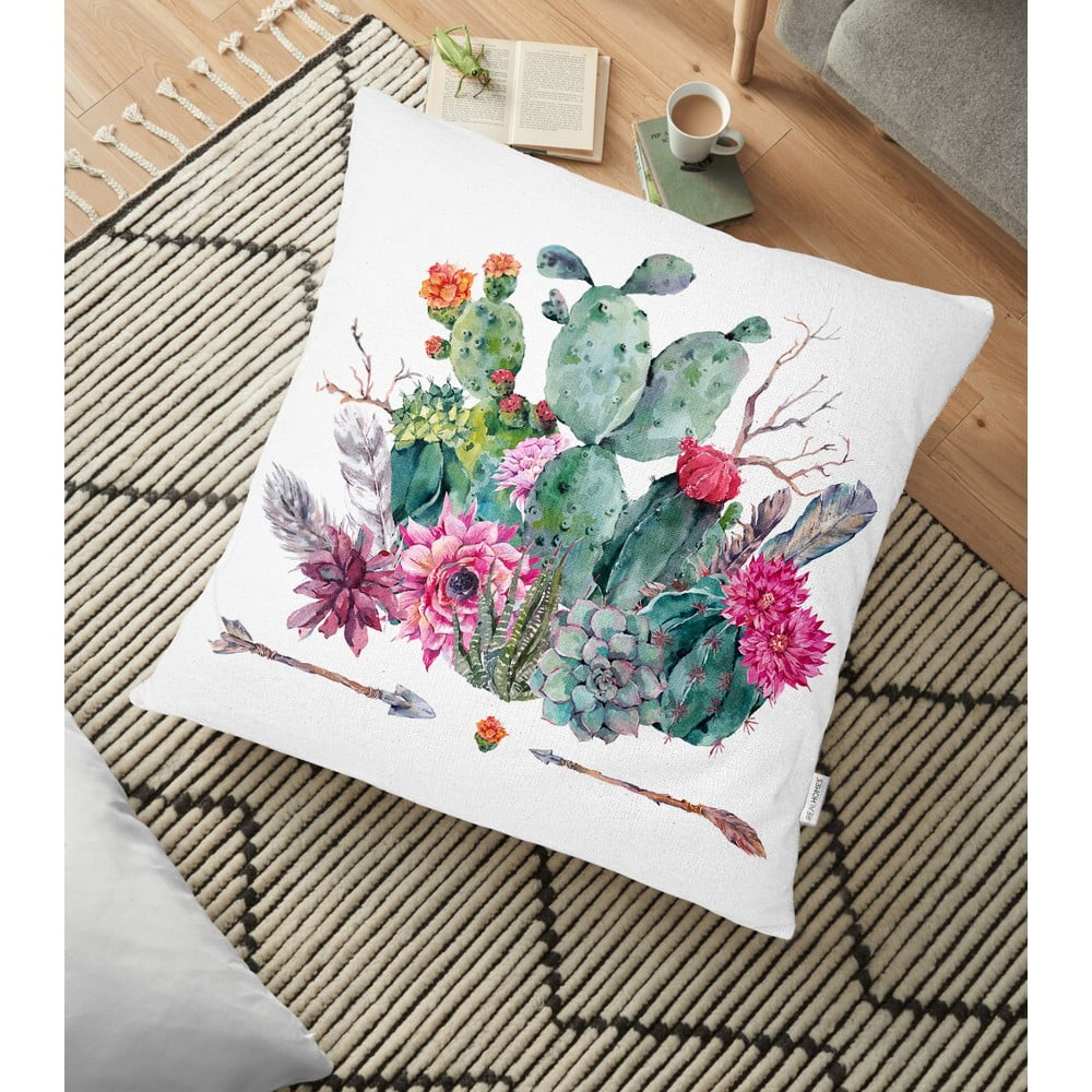 Față de pernă din amestec de bumbac Minimalist Cushion Covers Desert Flowers, 70 x 70 cm bonami.ro imagine noua
