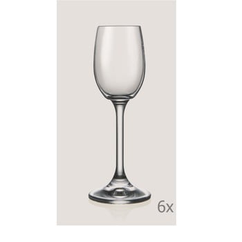 Set 6 pahare pentru lichior crystalex lara, 65 ml