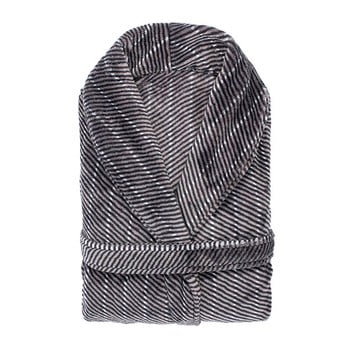 Halat din micropluș unisex tiseco home studio, măr. s/m, gri