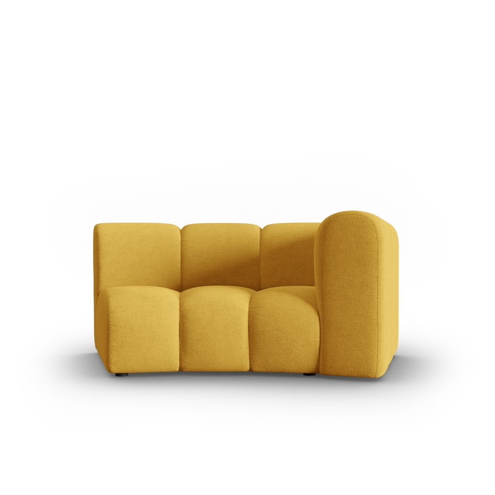 Modul pentru canapea galben (cu colț pe partea dreaptă) Lupine – Micadoni Home