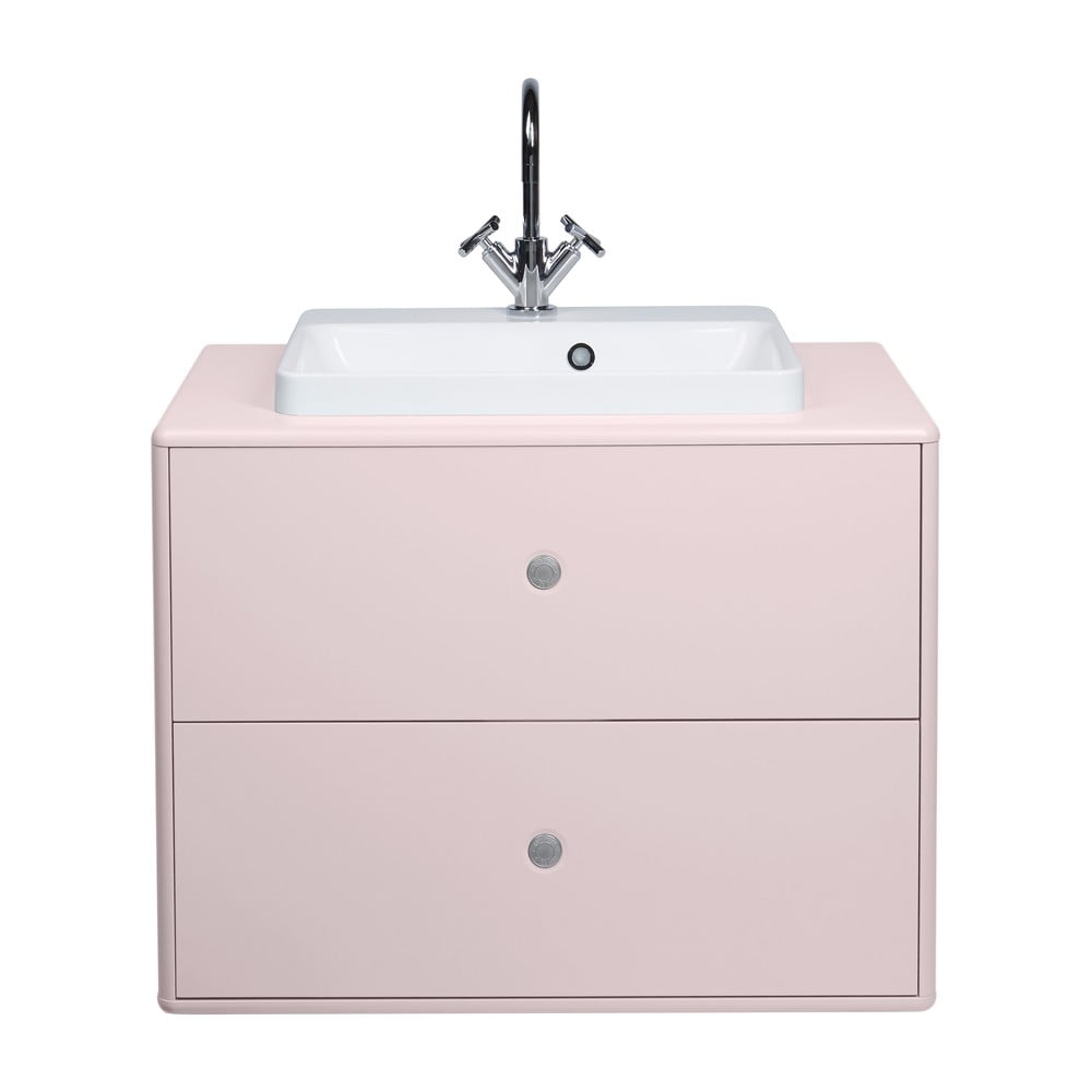  Dulap cu chiuvetă fără baterie roz suspendat 80x62 cm Color Bath – Tom Tailor 