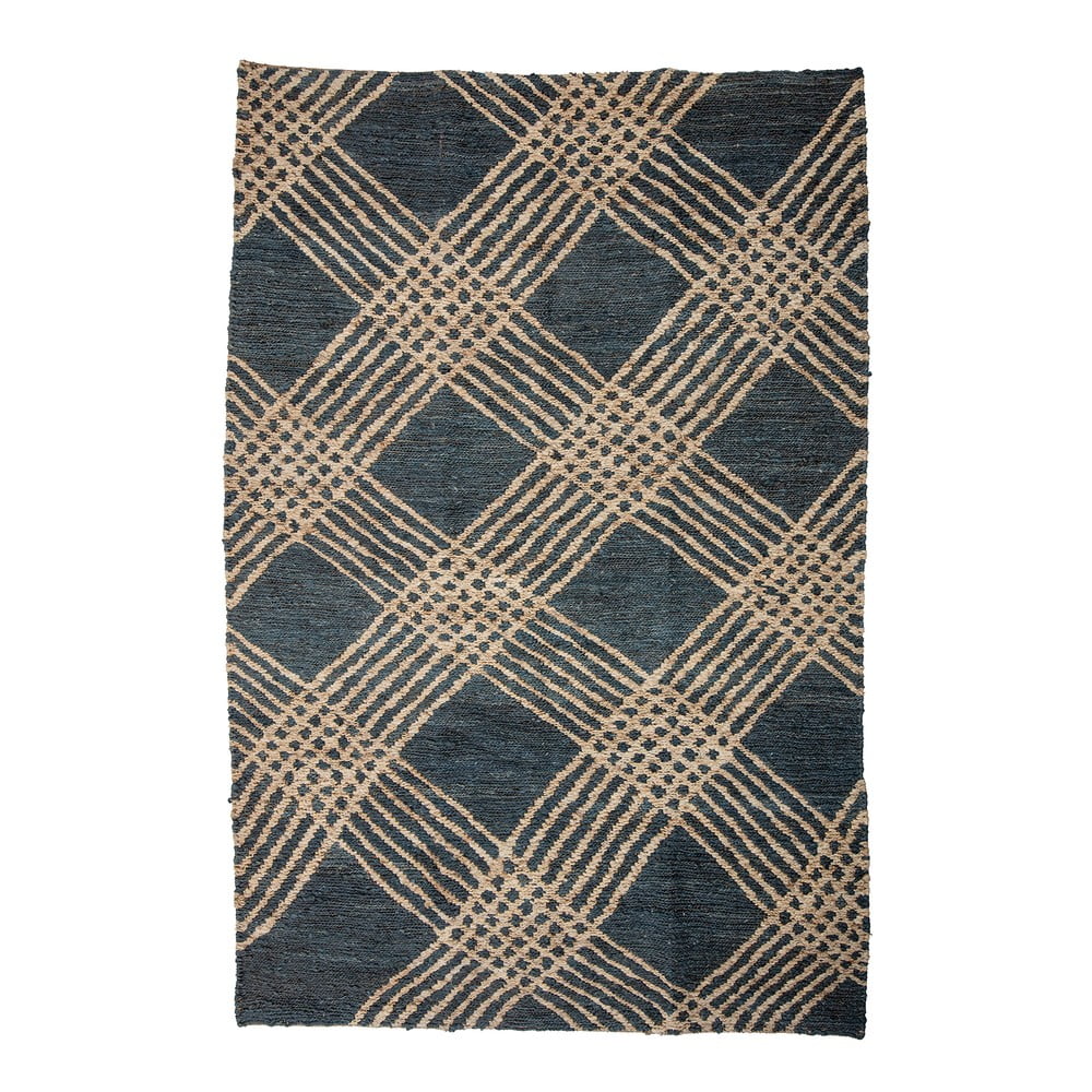 Covor gri antracit din iută 150x245 cm Cat – Bloomingville
