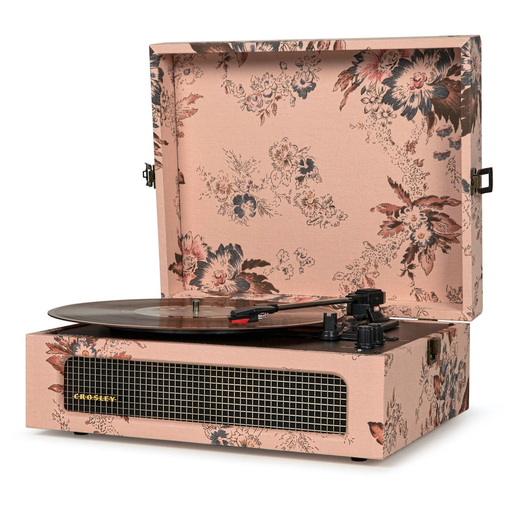 Gramofon Crosley Voyager Floral, roz bonami.ro pret redus